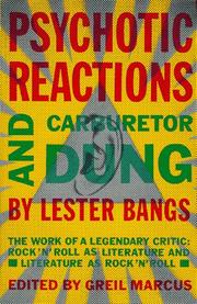 Cover of: Psychotic reactions and carburetor dung