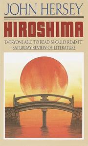 Cover of: Hiroshima by John Richard Hersey