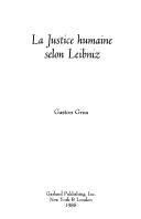 La justice humaine selon Leibniz