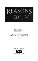 Cover of: Reasons to live: stories