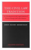 Cover of: The civil law tradition by John Henry Merryman