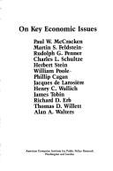 Cover of: On key economic issues