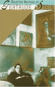 Cover of: Selected writings of Gertrude Stein by Gertrude Stein