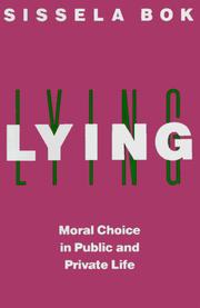 Cover of: Lying by Sissela Bok