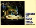 Cover of: American set design