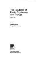 Cover of: The handbook of family psychology and therapy
