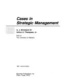 Cover of: Cases in strategic management