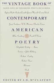 Cover of: The Vintage Book of Contemporary American Poetry: Sixty-Five Outstanding Poets