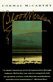 Cover of: Blood Meridian, or the Evening Redness in the West