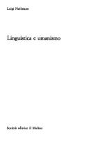 Cover of: Linguistica e umanismo