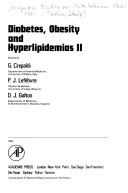 Diabetes, obesity and hyperlipidemias II