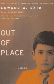 Cover of: Out of Place: A Memoir