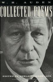 Cover of: Collected poems by W. H. Auden