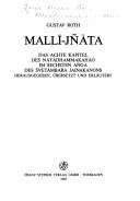 Cover of: Mallī-Jñāta: das achte Kapitel des Nāyādhammakahāo im sechsten Aṅga des Śvetāmbara Jainakanons