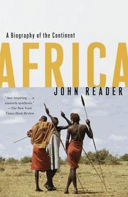 Cover of: Africa by John Reader