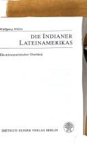 Cover of: Die Indianer Lateinamerikas by Müller, Wolfgang