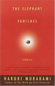 Cover of: The Elephant vanishes by 村上春樹