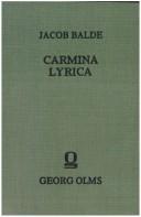 Cover of: Carmina lyrica
