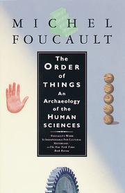 Cover of: The Order of Things by Michel Foucault
