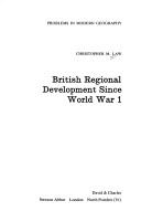 Cover of: British regional development since World War 1