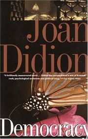 Cover of: Democracy by Joan Didion