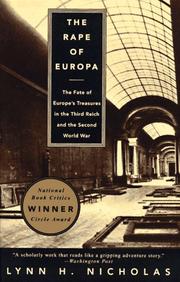 Cover of: The Rape of Europa by Lynn H. Nicholas