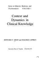 Cover of: Context and dynamics in clinical knowledge