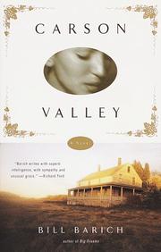 Cover of: Carson Valley by Bill Barich