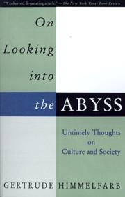 Cover of: On Looking Into the Abyss: Untimely Thoughts on Culture and Society