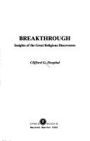 Cover of: Breakthrough: insights of the great religious discoverers