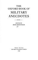 The Oxford book of military anecdotes