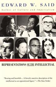Cover of: Representations of the Intellectual by Edward W. Said