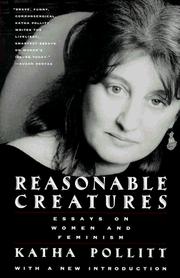 Cover of: Reasonable creatures