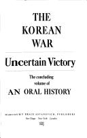 Cover of: The Korean War: an oral history