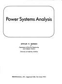 Cover of: Power systems analysis