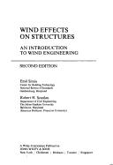 Cover of: Wind effects on structures: an introduction to wind engineering