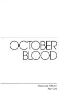 Cover of: October blood