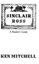 Sinclair Ross by Ken Mitchell