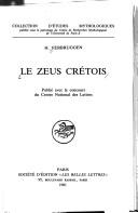 Cover of: Le Zeus crétois