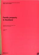 Family property in Scotland : an enquiry carried out on behalf of the Scottish Law Commission by the Social Survey Division of the Office of Population Censuses and Surveys in 1979