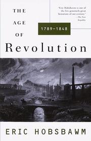 Cover of: The age of revolution 1789-1848 by Eric Hobsbawm
