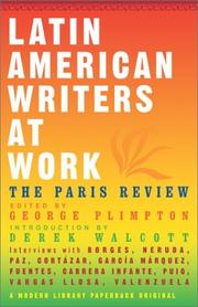 Cover of: Latin American Writers at Work
