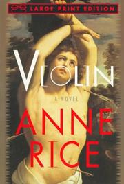 Cover of: Violin by Anne Rice
