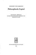 Cover of: Philosophische Kapitel