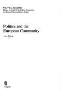 Politics and the European Community