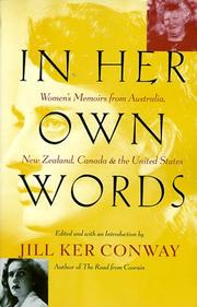 Cover of: In Her Own Words: Women's Memoirs from Australia, New Zealand, Canada, and the United States