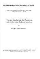 Cover of: Autor, Nachlass, Erben: Probleme der Überlieferung von Literatur
