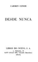 Cover of: Desde nunca