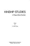 Cover of: Kinship studies in Papua New Guinea
