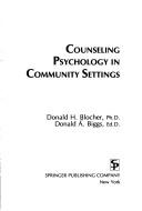 Cover of: Counseling psychology in community settings